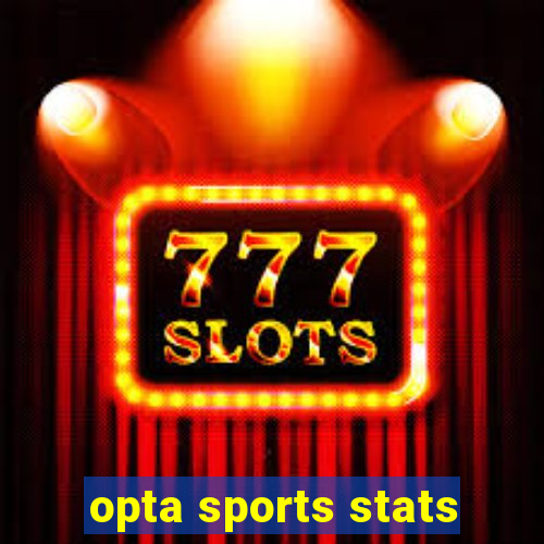 opta sports stats